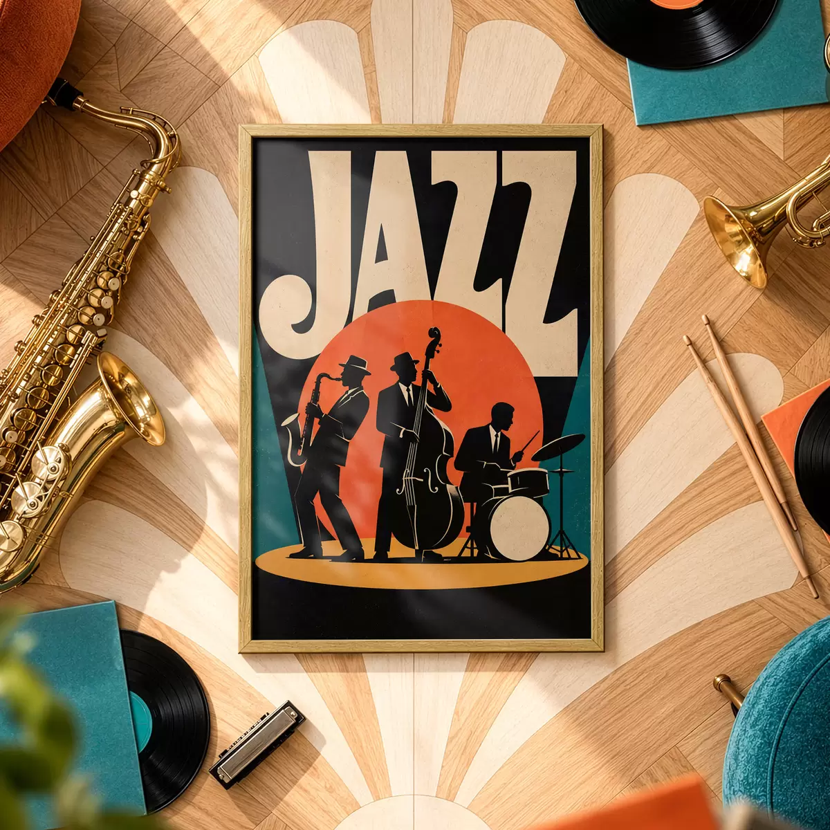 Poster Jazz dal vivo: ritmo e anima si fondono f50921