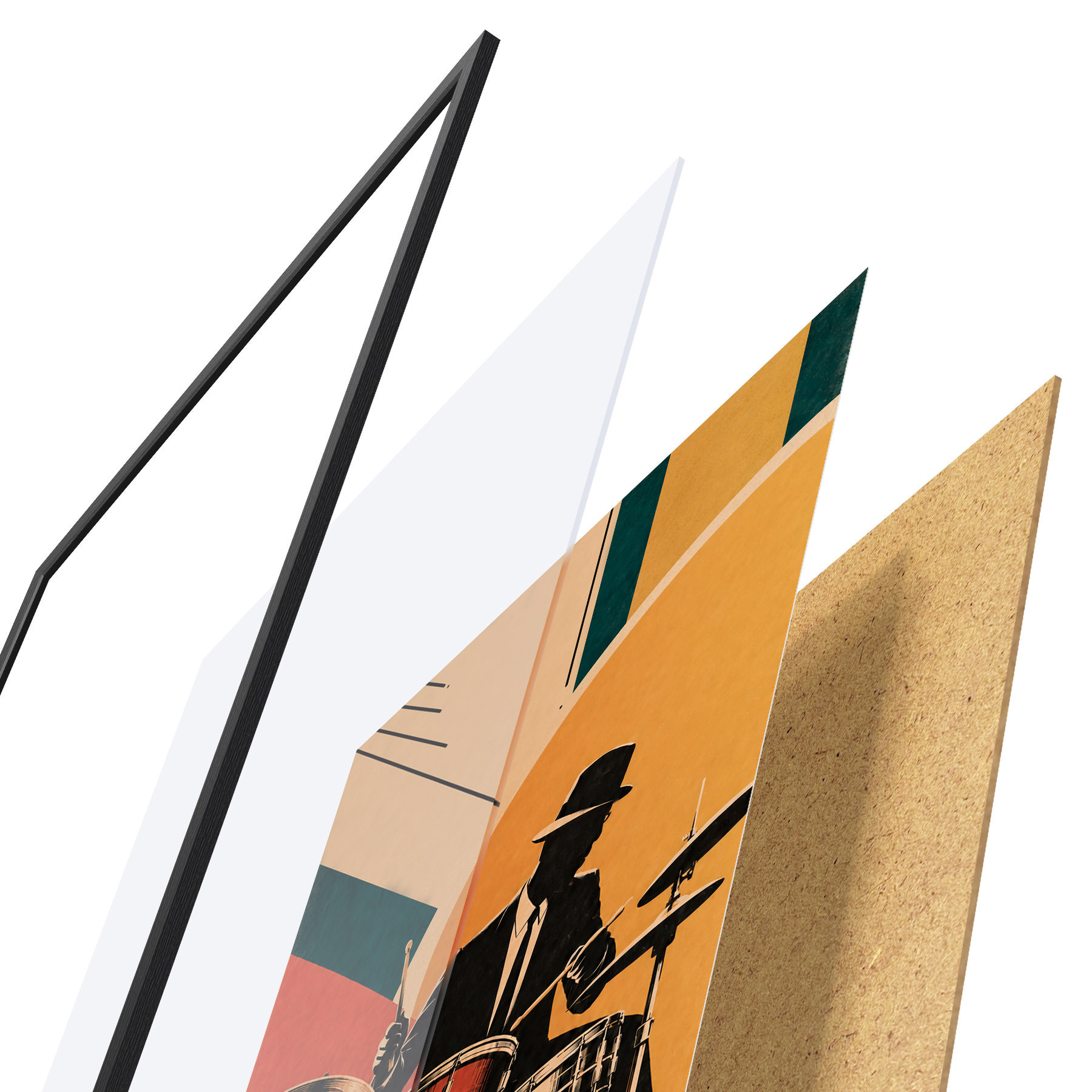 Poster Lasciarsi trasportare dal ritmo della vita f50928