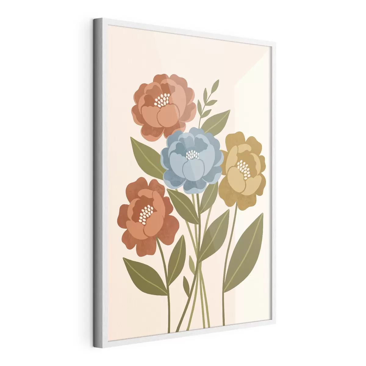 Poster Incantevole bouquet di fiori illustrati f50730