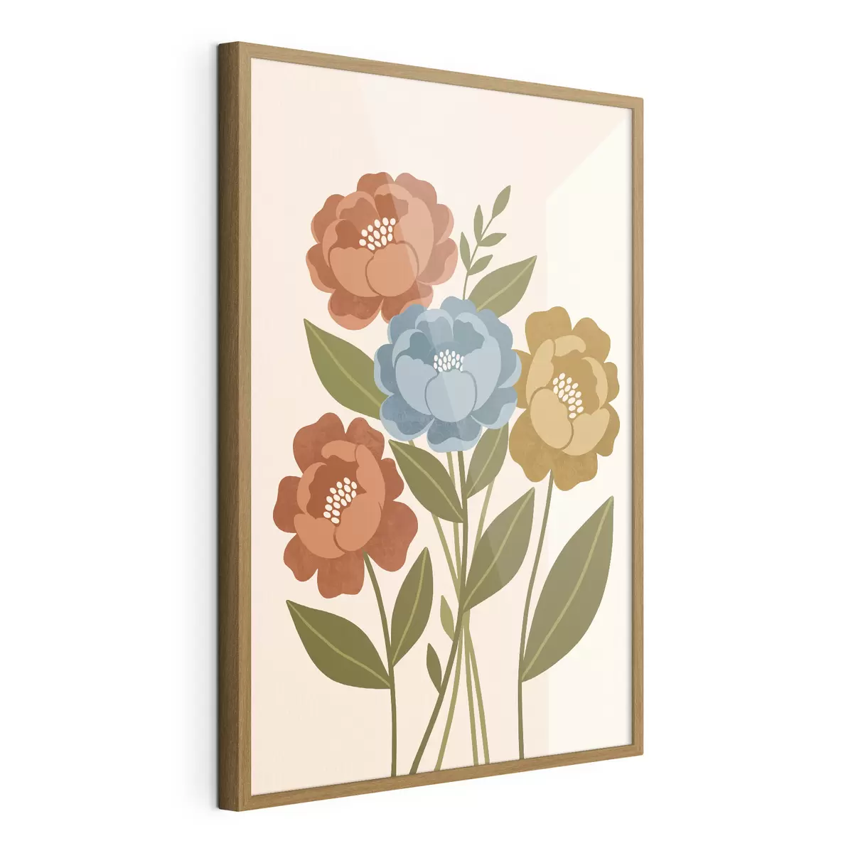 Poster Incantevole bouquet di fiori illustrati f50730