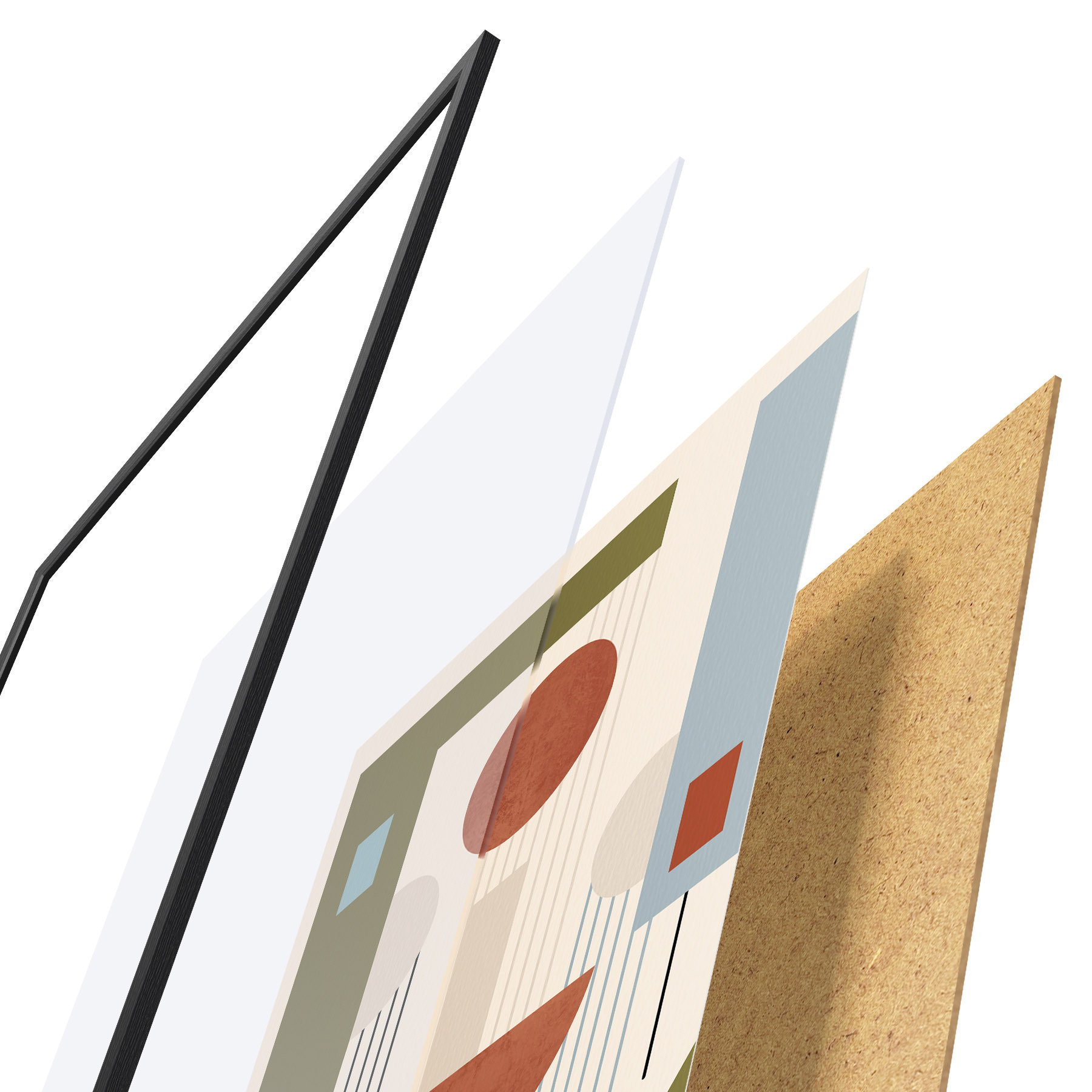 Poster Geometria delle forme d31079