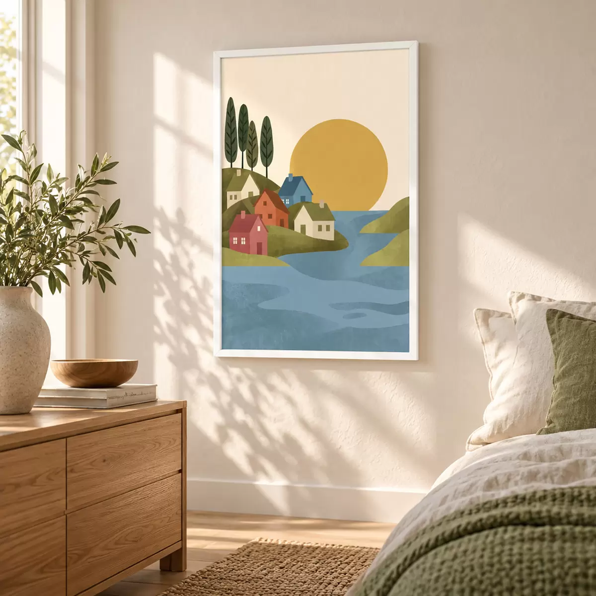 Poster Un tranquillo paesino in riva al fiume f50734