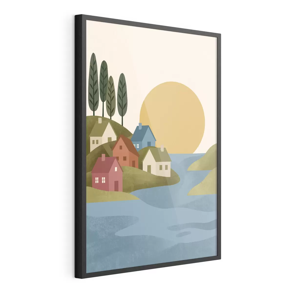 Poster Un tranquillo paesino in riva al fiume f50734