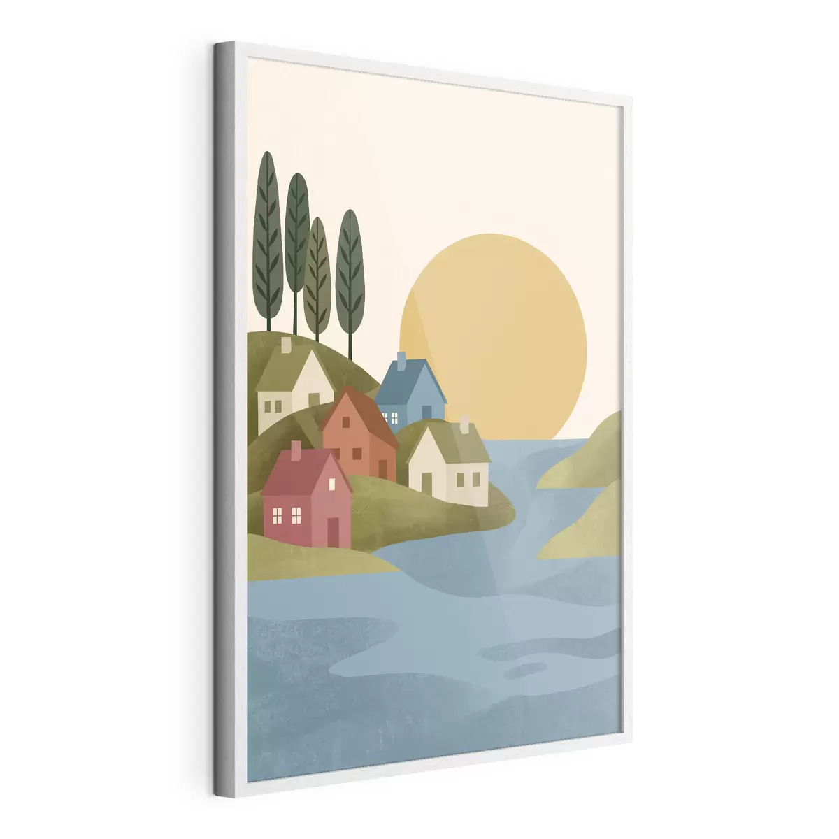 Poster Un tranquillo paesino in riva al fiume f50734