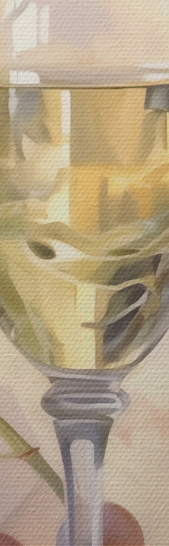 Quadro Un bicchiere di vino e dell'uva, riproduzione di un dipinto nr. s51123