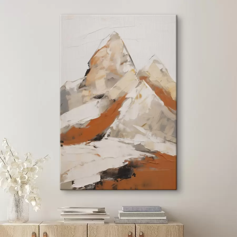 Quadro Montagne astratte, imitazione di un dipinto nr. s51126