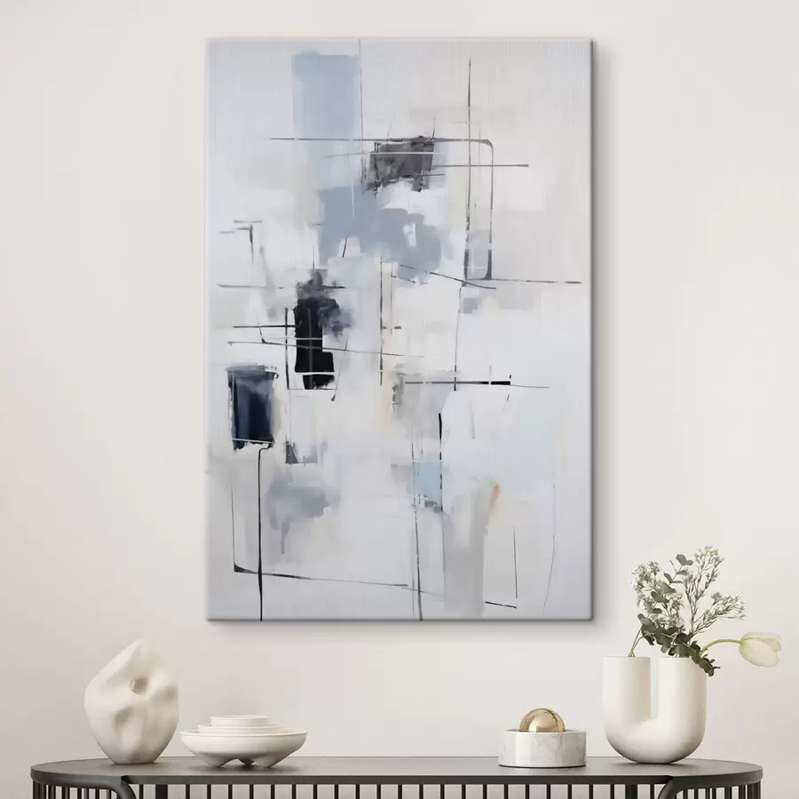 Quadro Astrazione caotica, imitazione della pittura nr. s51127
