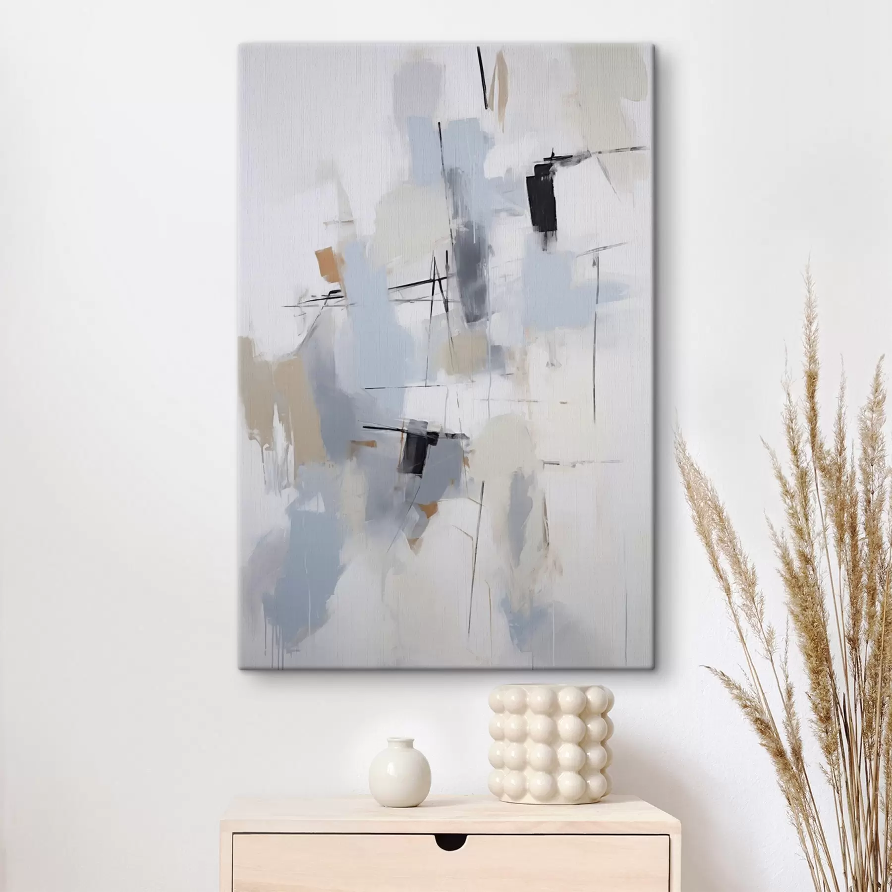 Quadro Astrazione caotica, imitazione della pittura nr. s51128
