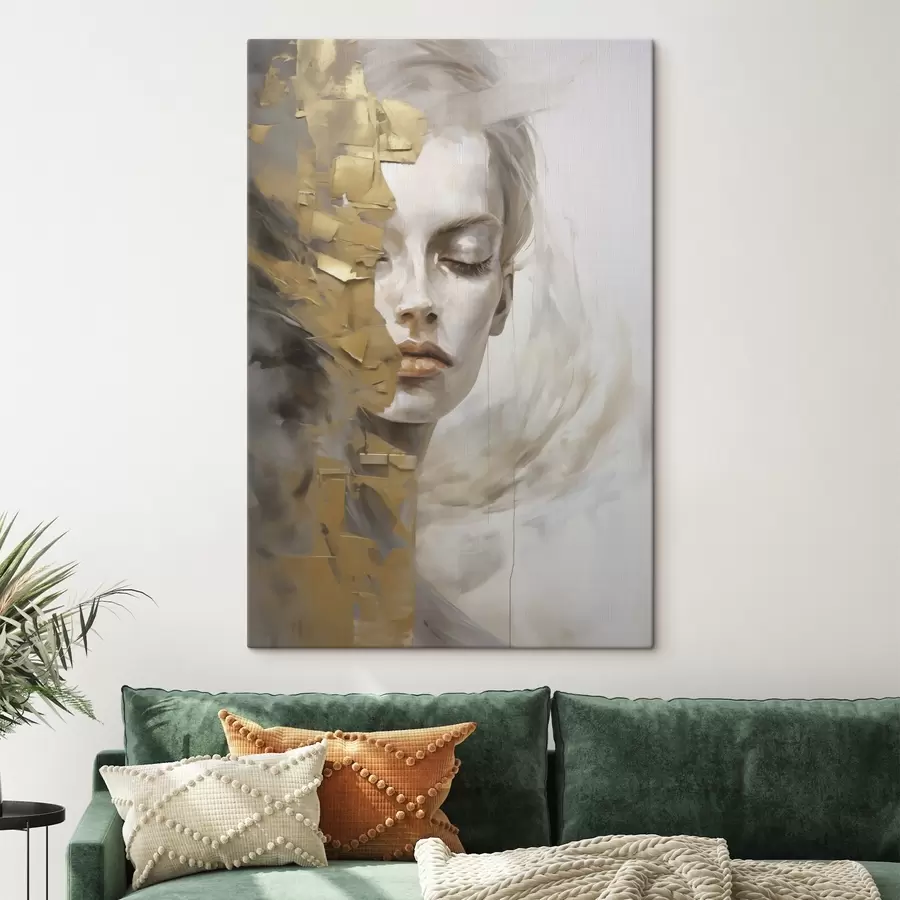 Quadro Ritratto astratto, imitazione di un dipinto nr. s51129