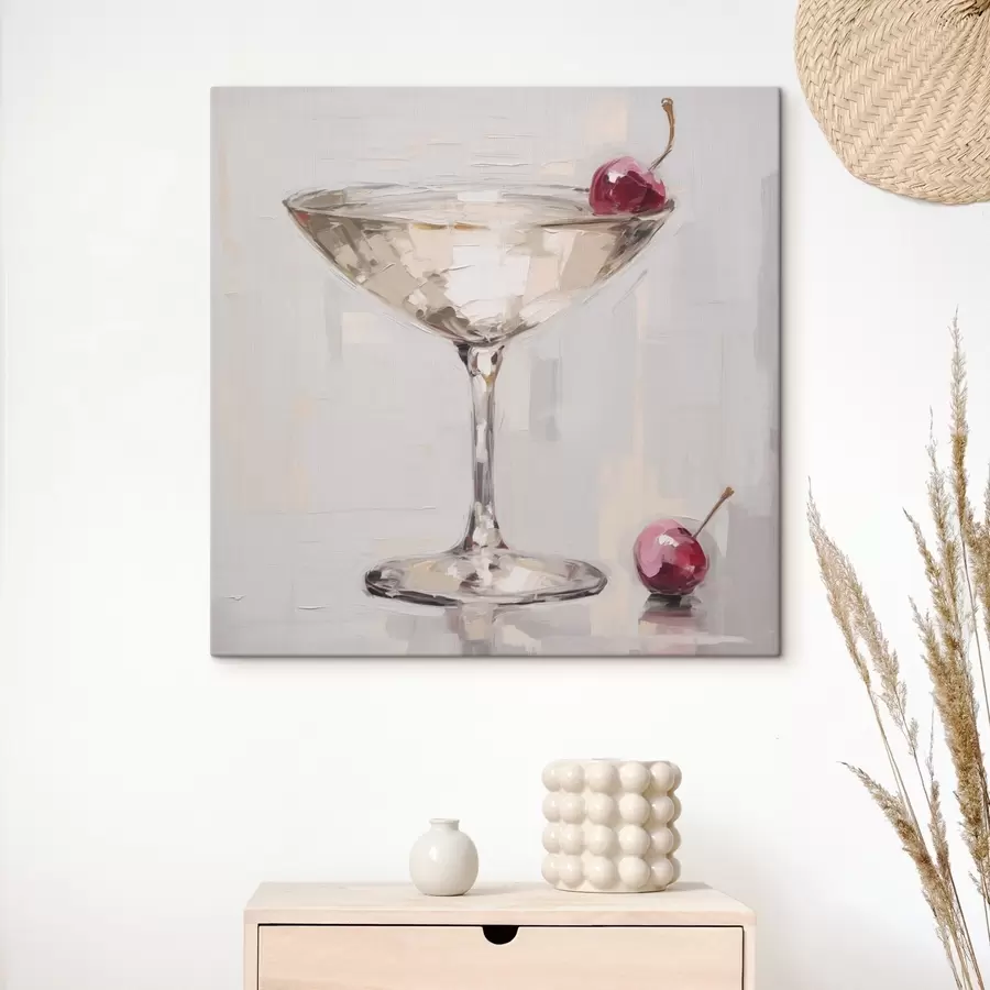 Quadro Cocktail, imitazione di un dipinto nr. s51137