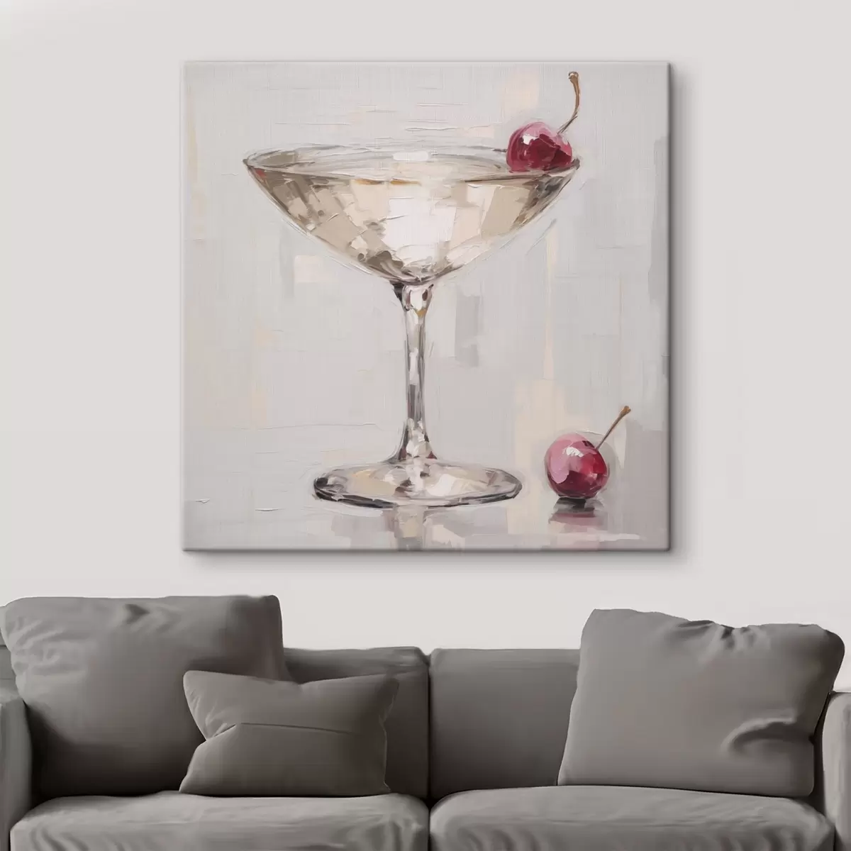 Quadro Cocktail, imitazione di un dipinto nr. s51137