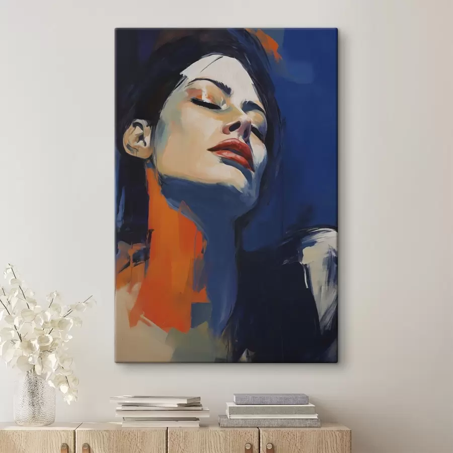 Quadro Ragazza addormentata, imitazione di un dipinto nr. s51140
