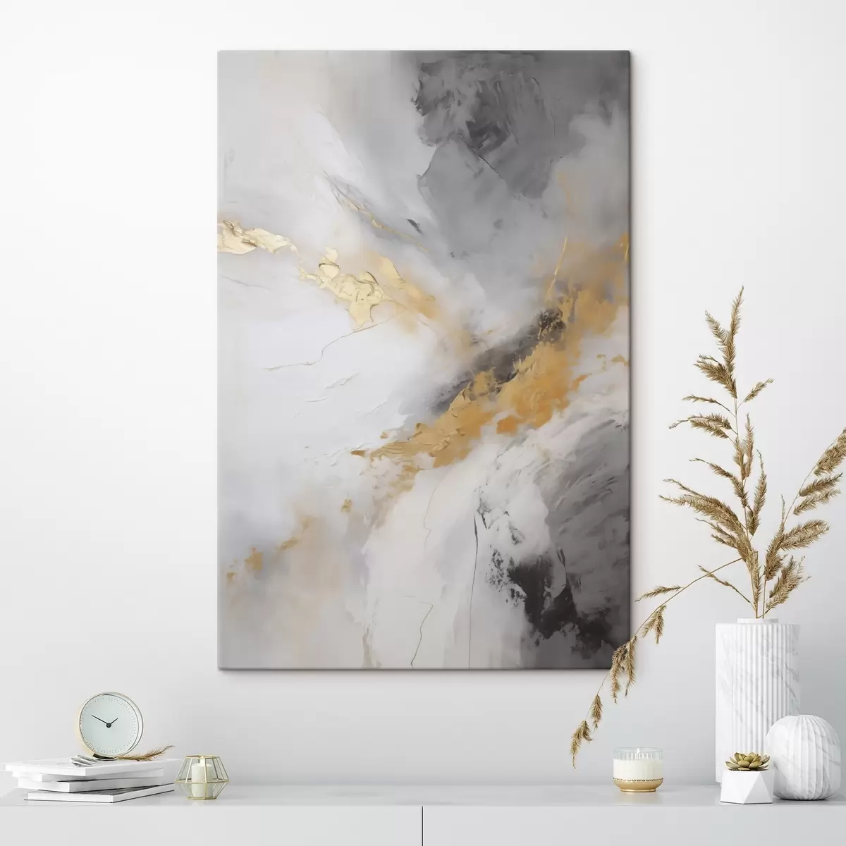 Quadro Composizione astratta, imitazione di un dipinto nr. s51141