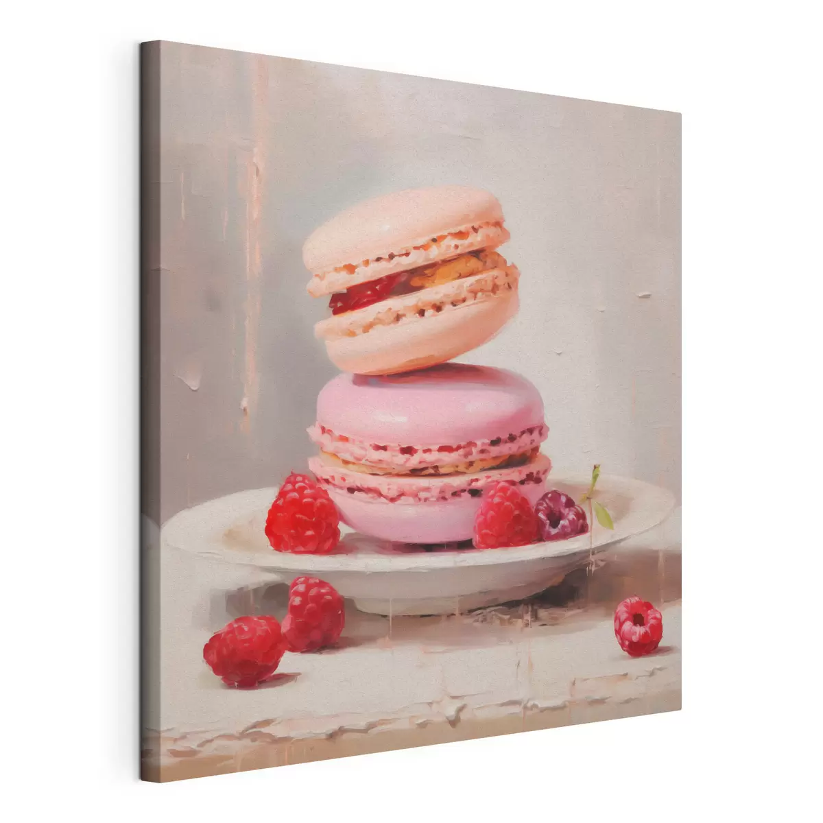 Quadro Macaron su un piatto, come in un quadro nr. s51143
