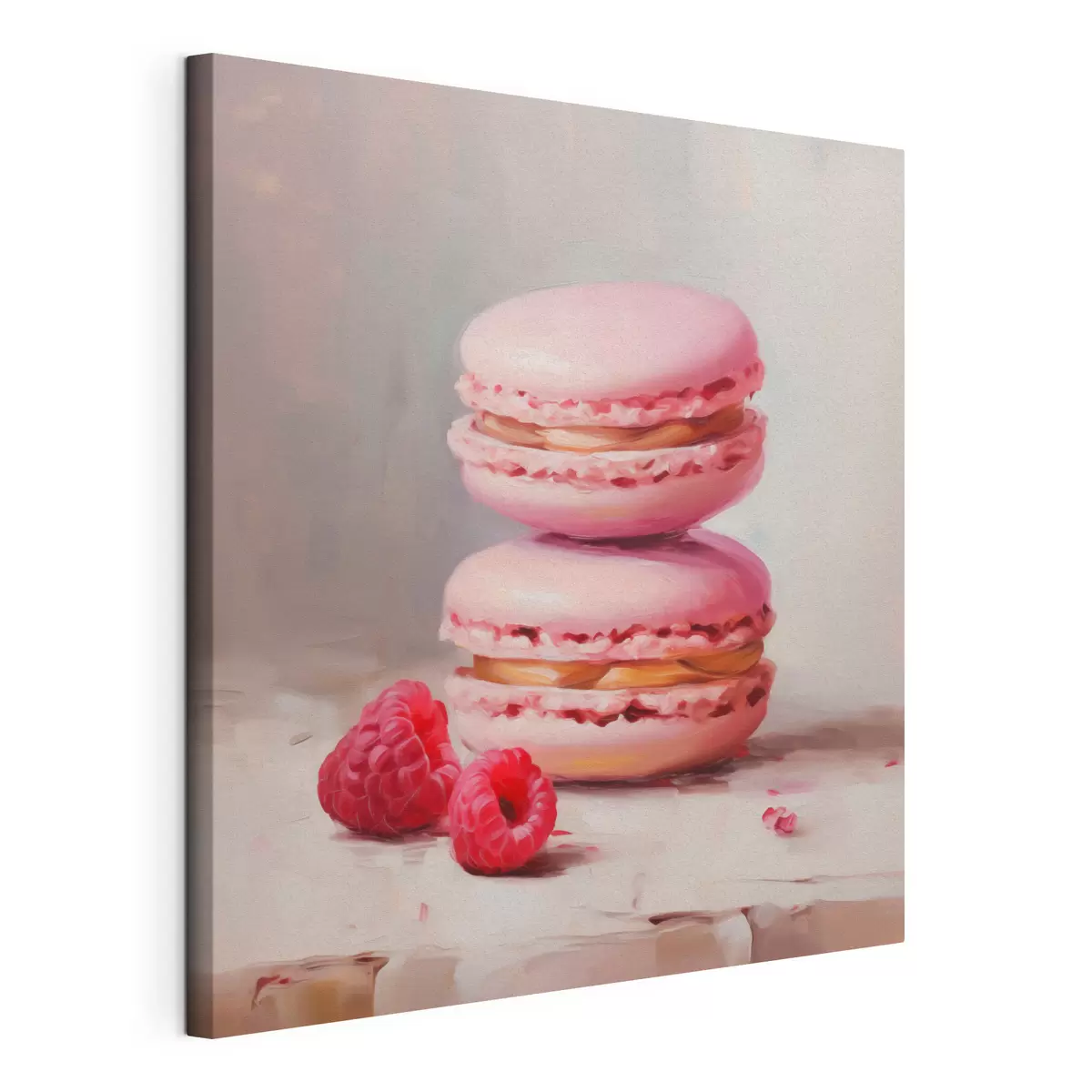 Quadro Macaron e lamponi, imitazione di un dipinto nr. s51144