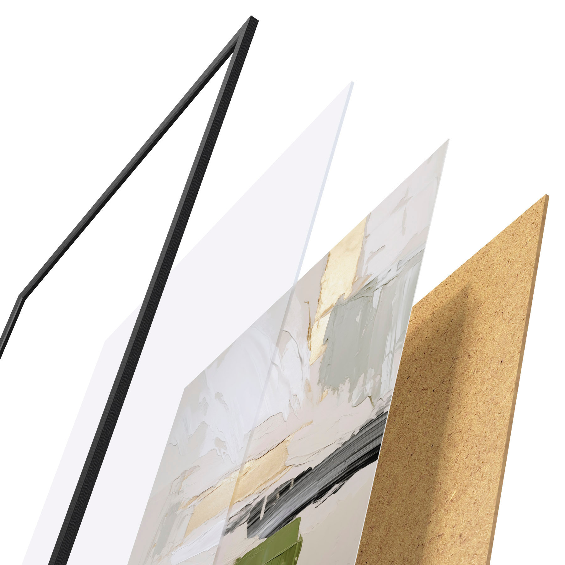 Poster Astrazione, imitazione della pittura f50995
