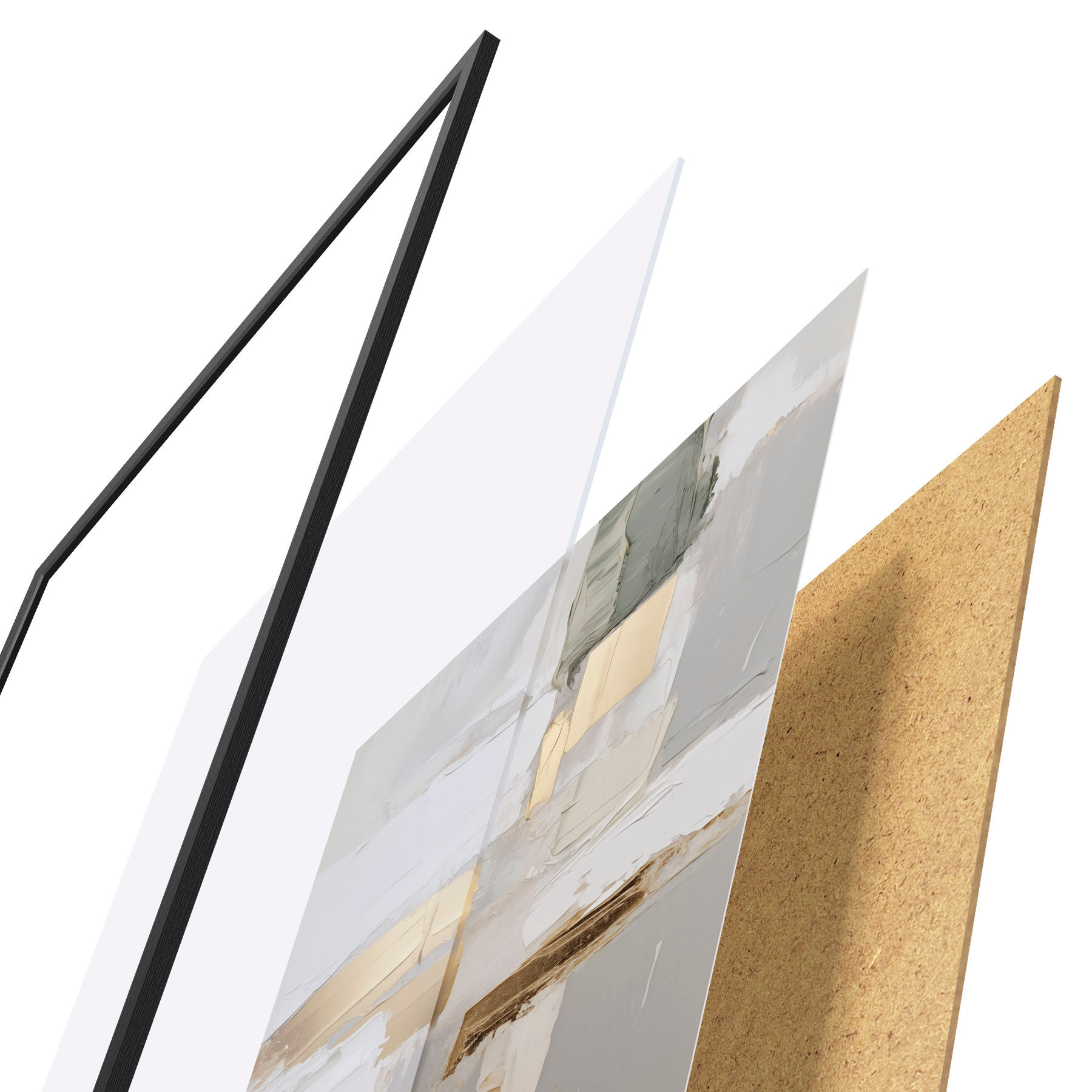 Poster Astrazione, imitazione della pittura f50996