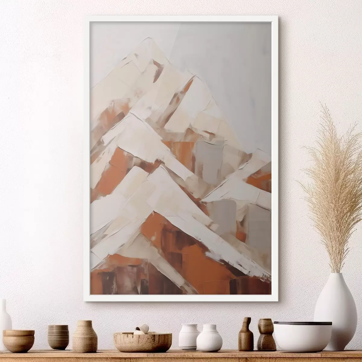 Poster Montagne, imitazione di un dipinto f51125