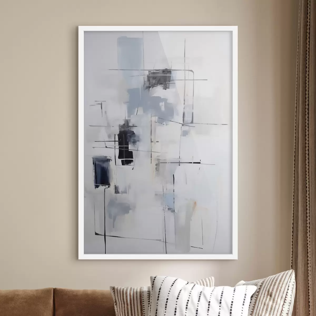 Poster Astrazione caotica, imitazione della pittura f51127
