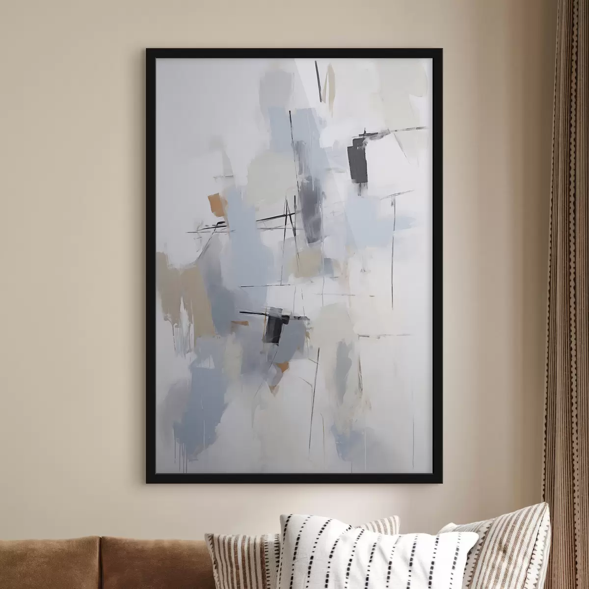 Poster Astrazione caotica, imitazione della pittura f51128