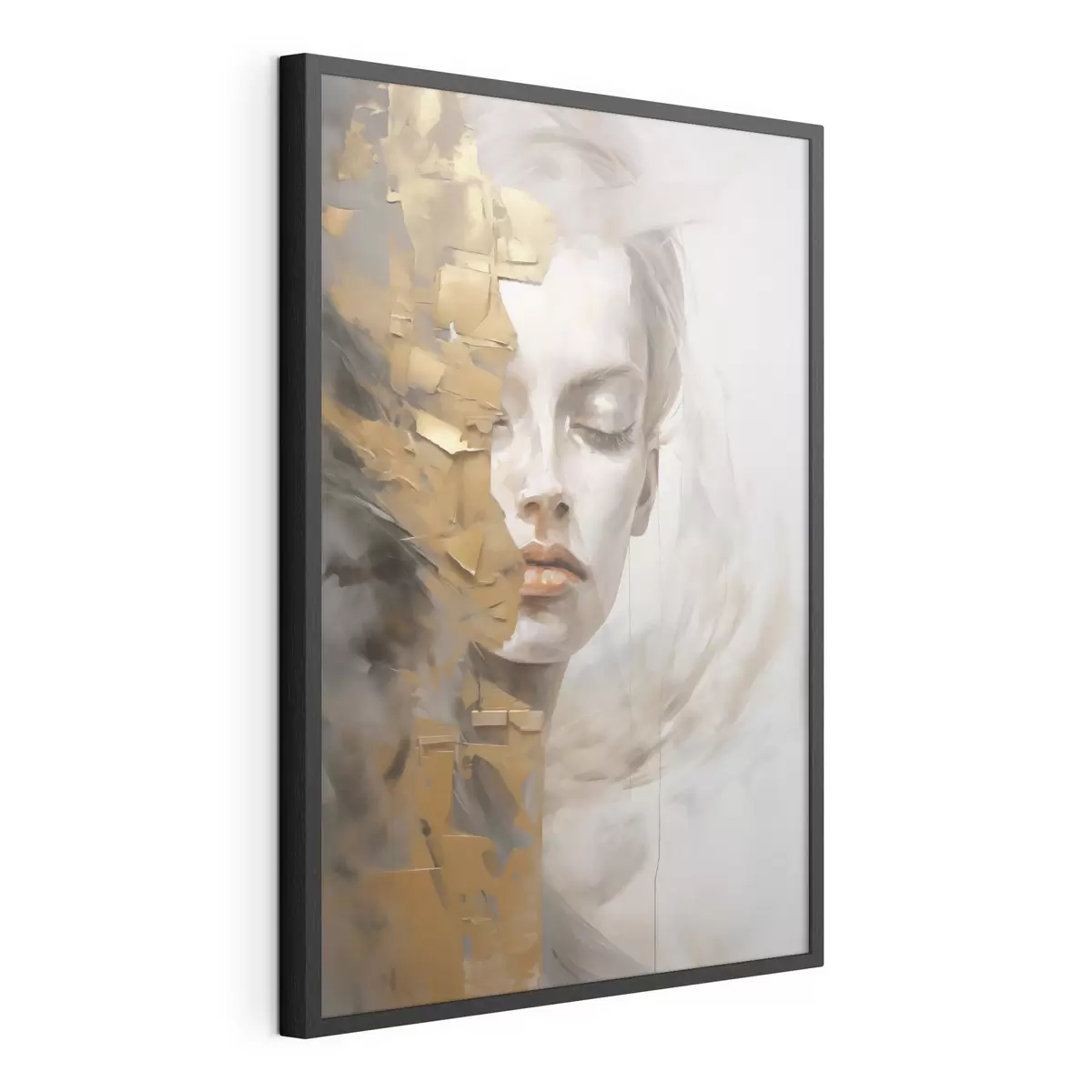 Poster Ritratto astratto, imitazione di un dipinto f51129