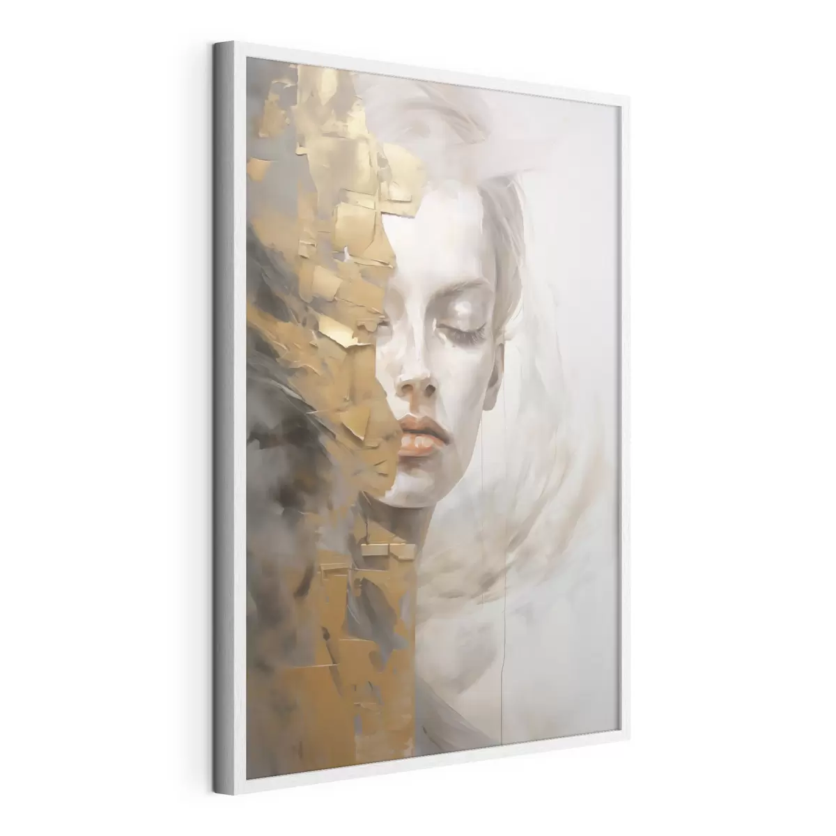 Poster Ritratto astratto, imitazione di un dipinto f51129
