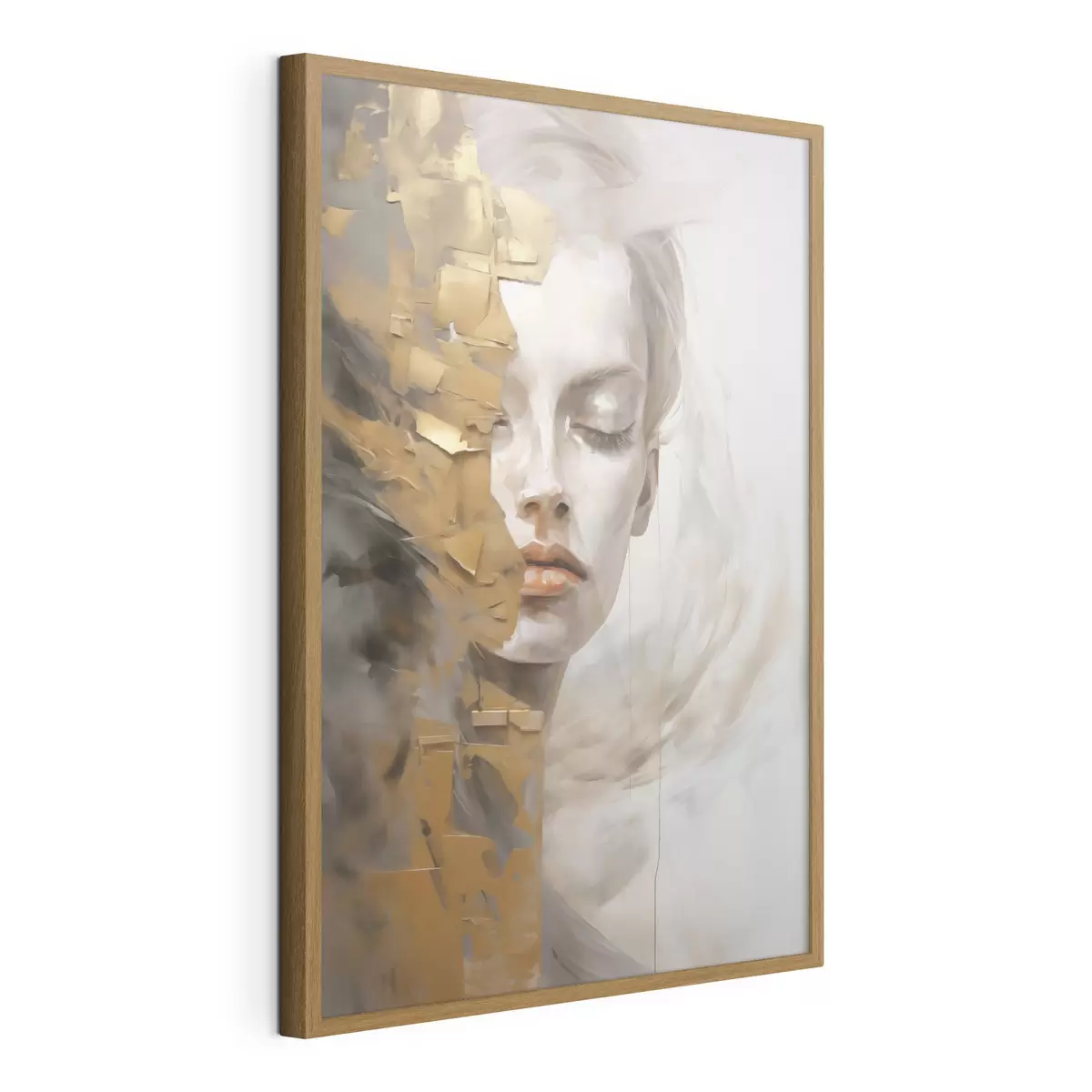 Poster Ritratto astratto, imitazione di un dipinto f51129