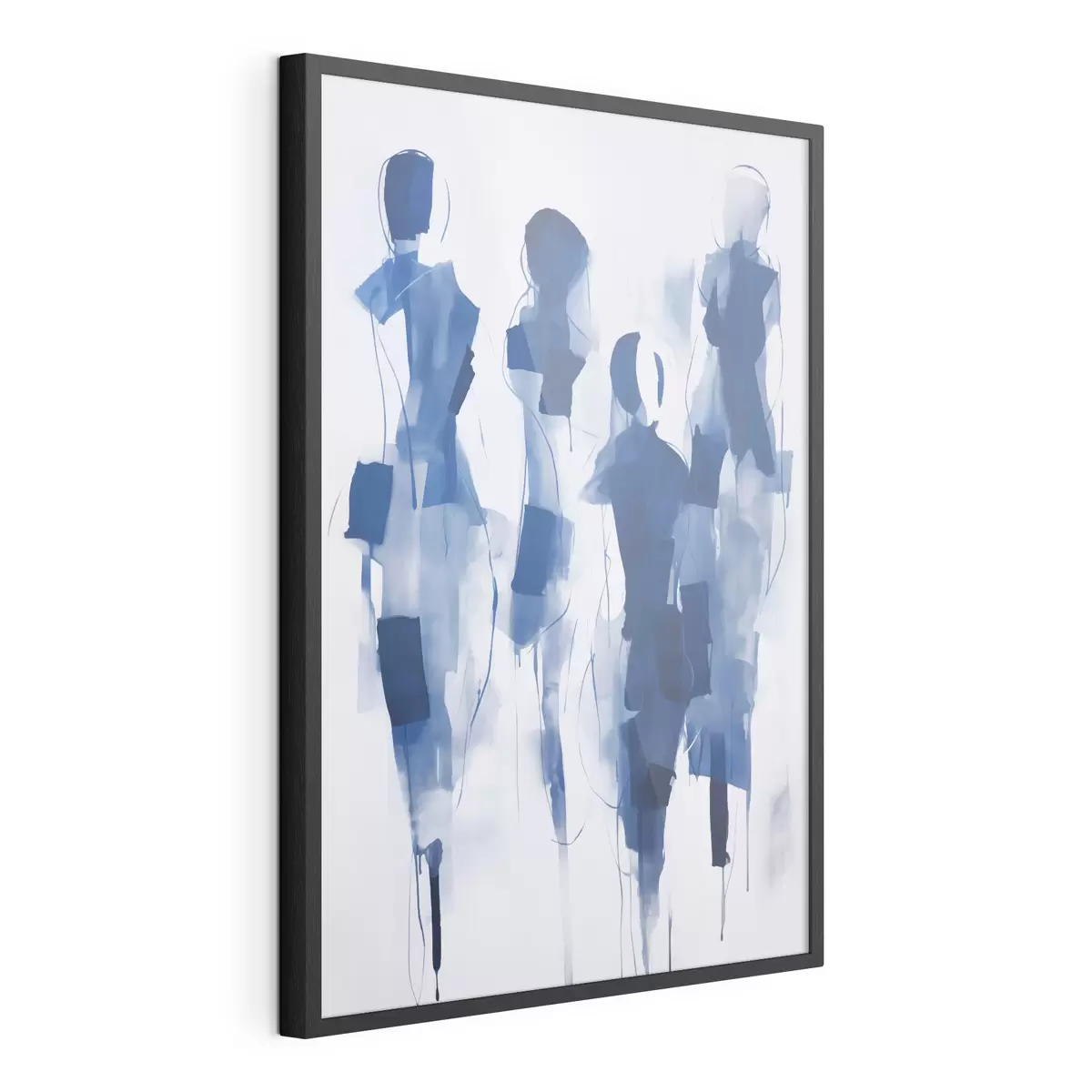 Poster Silhouette astratte, imitazione della pittura f51131