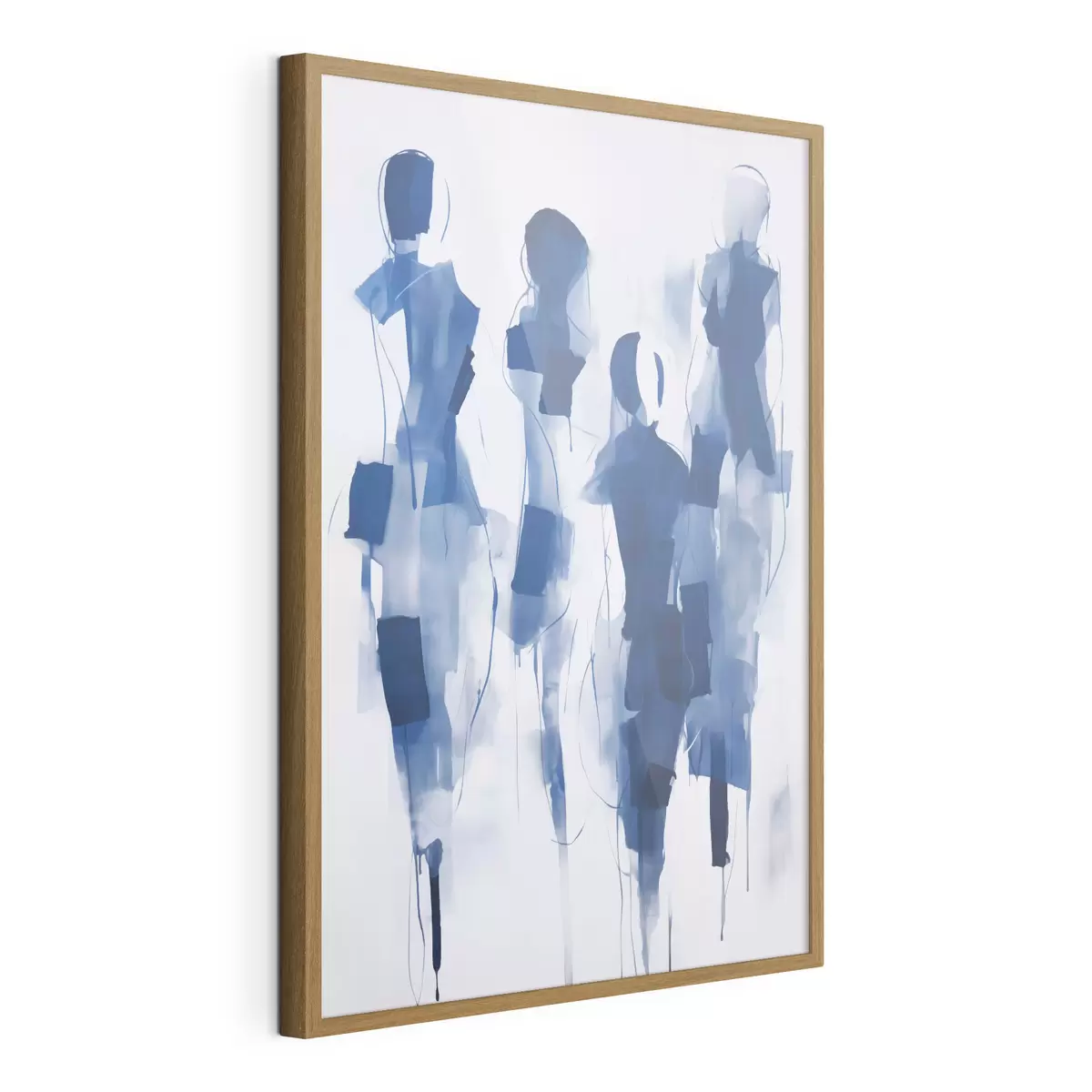 Poster Silhouette astratte, imitazione della pittura f51131
