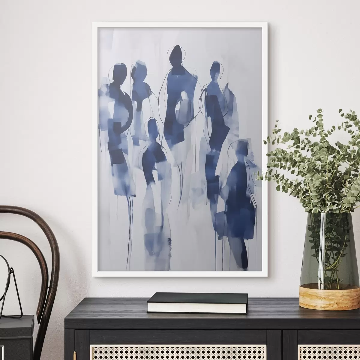 Poster Sagome, imitazione della pittura f51132