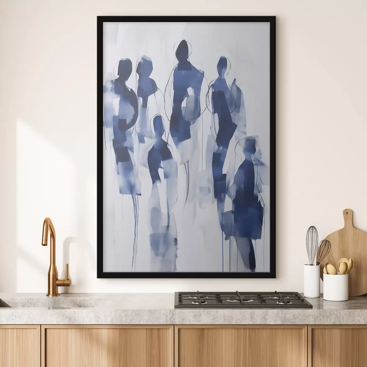 Poster Sagome, imitazione della pittura f51132