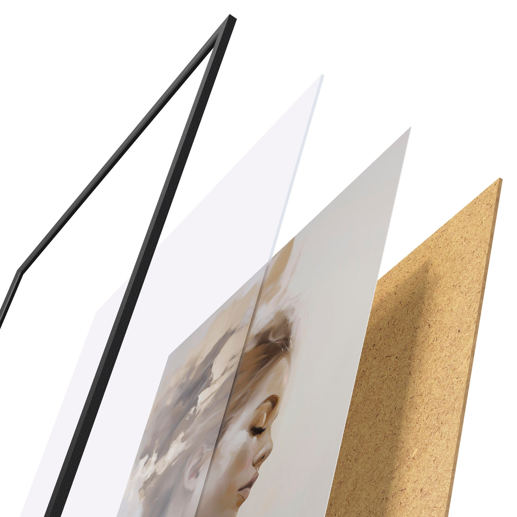 Poster Ritratto di una giovane donna f51134