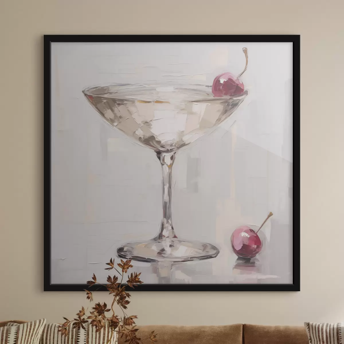 Poster Cocktail, imitazione di un dipinto f51137
