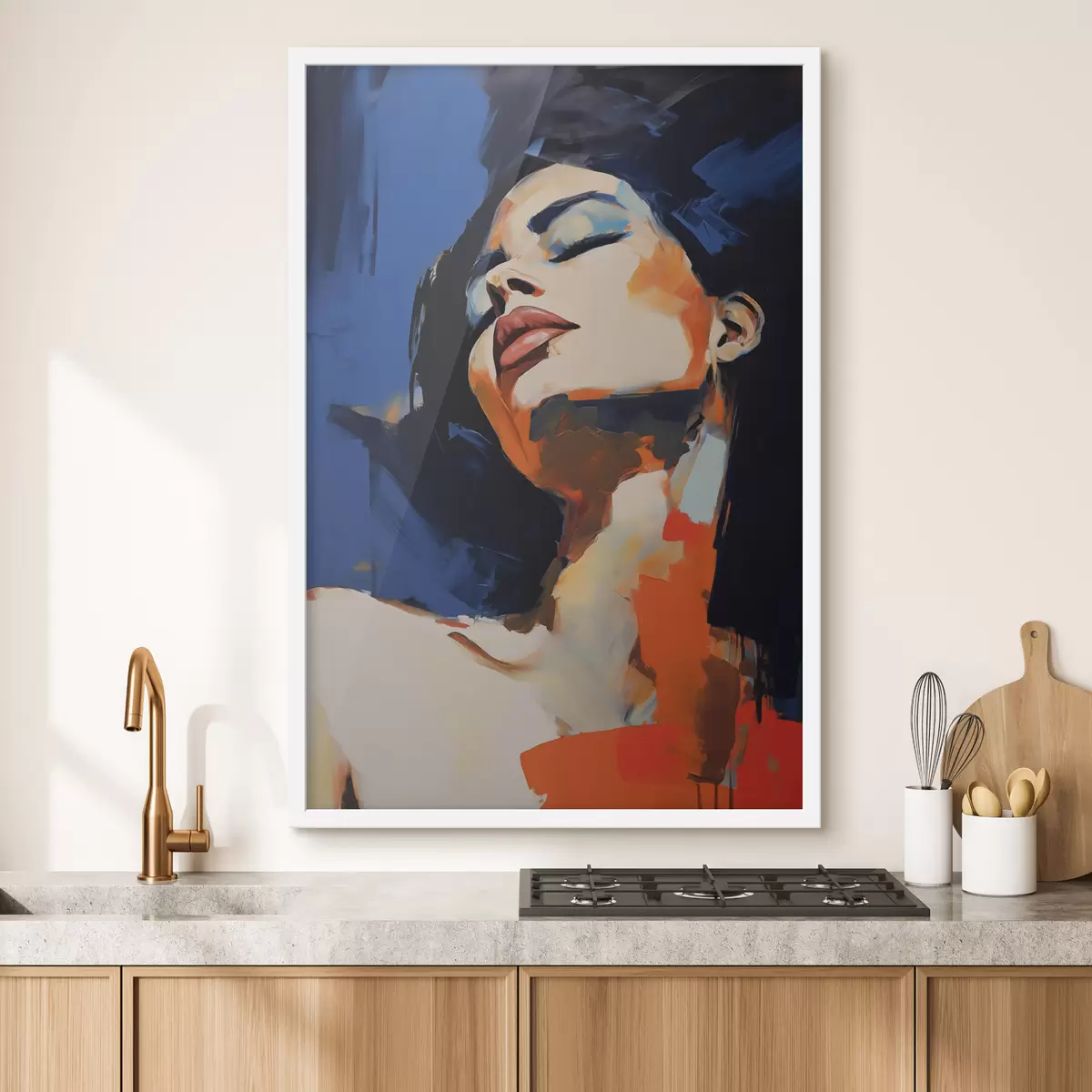 Poster Ragazza addormentata, imitazione di un dipinto f51139