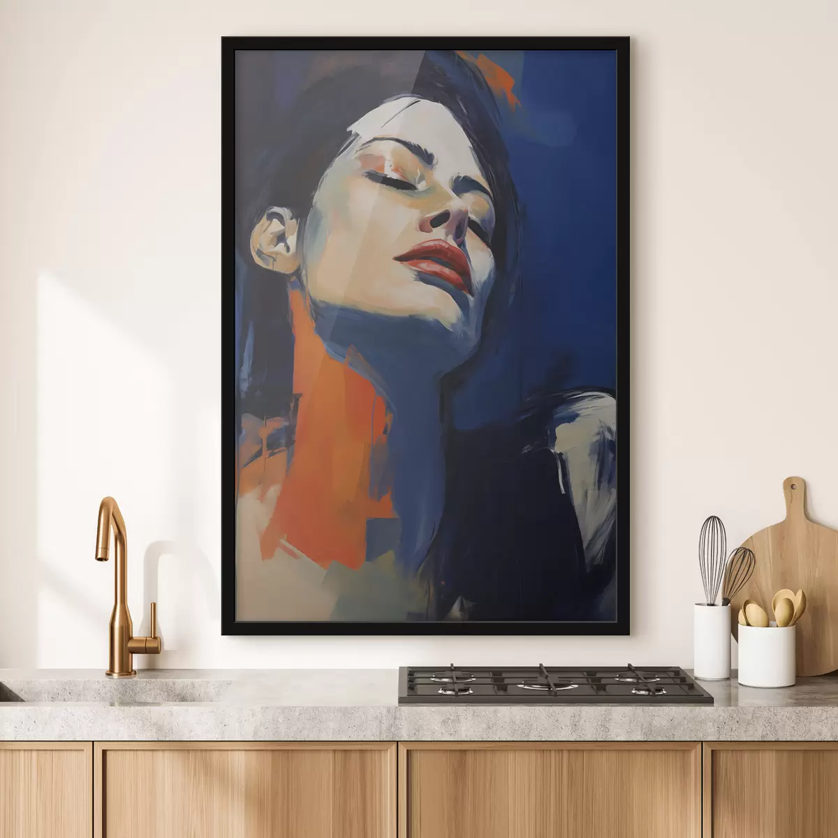 Poster Ragazza addormentata, imitazione di un dipinto f51140
