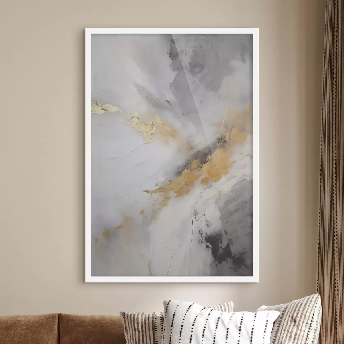 Poster Composizione astratta, imitazione di un dipinto f51141