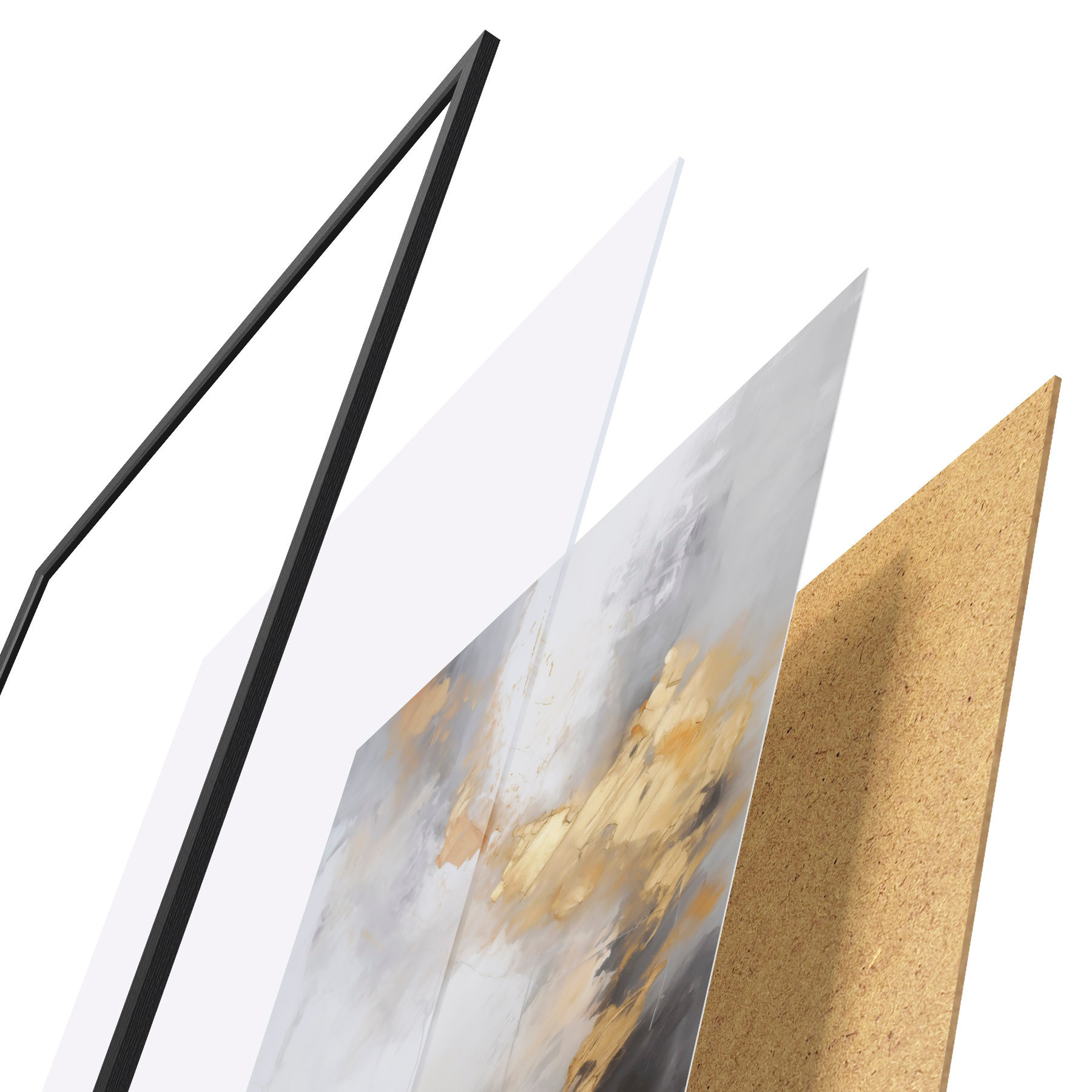 Poster Astrazione moderna, imitazione della pittura f51142