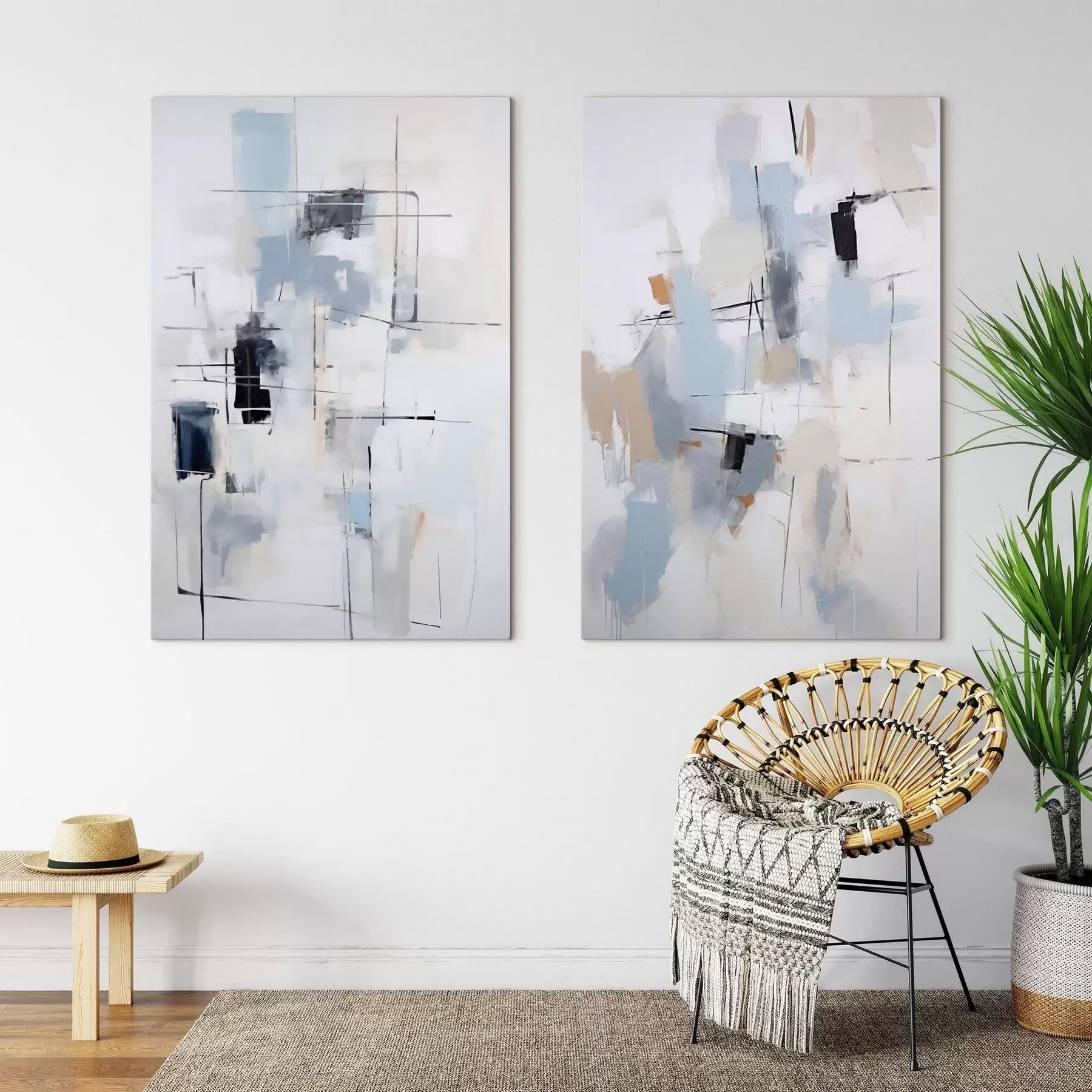 Quadro Astrazione caotica, imitazione della pittura nr. m31095
