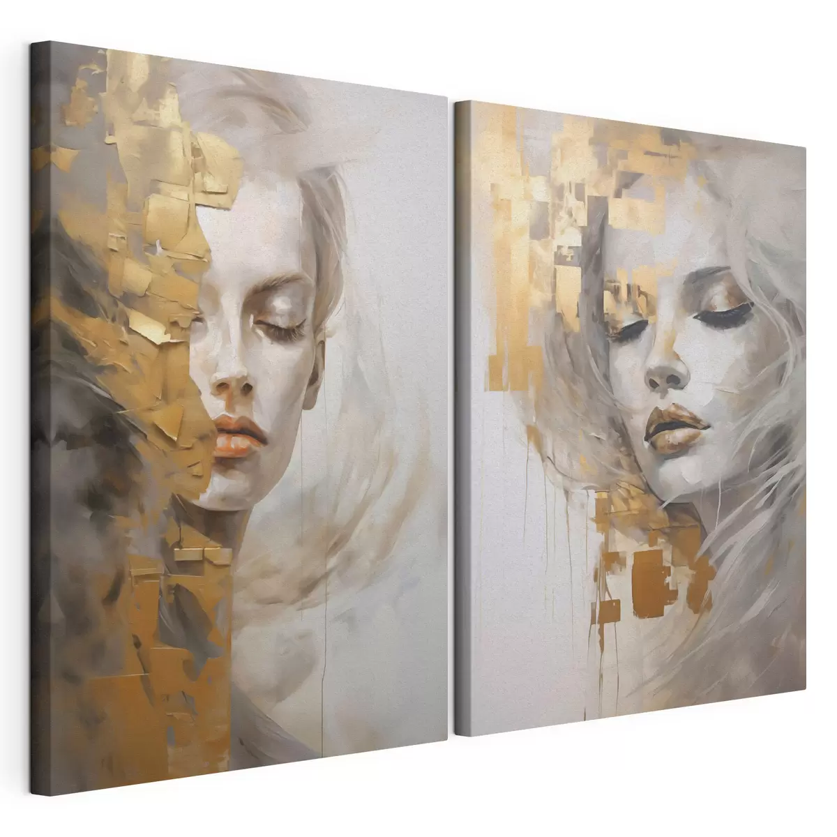 Quadro Ritratto astratto, imitazione di un dipinto nr. m31096