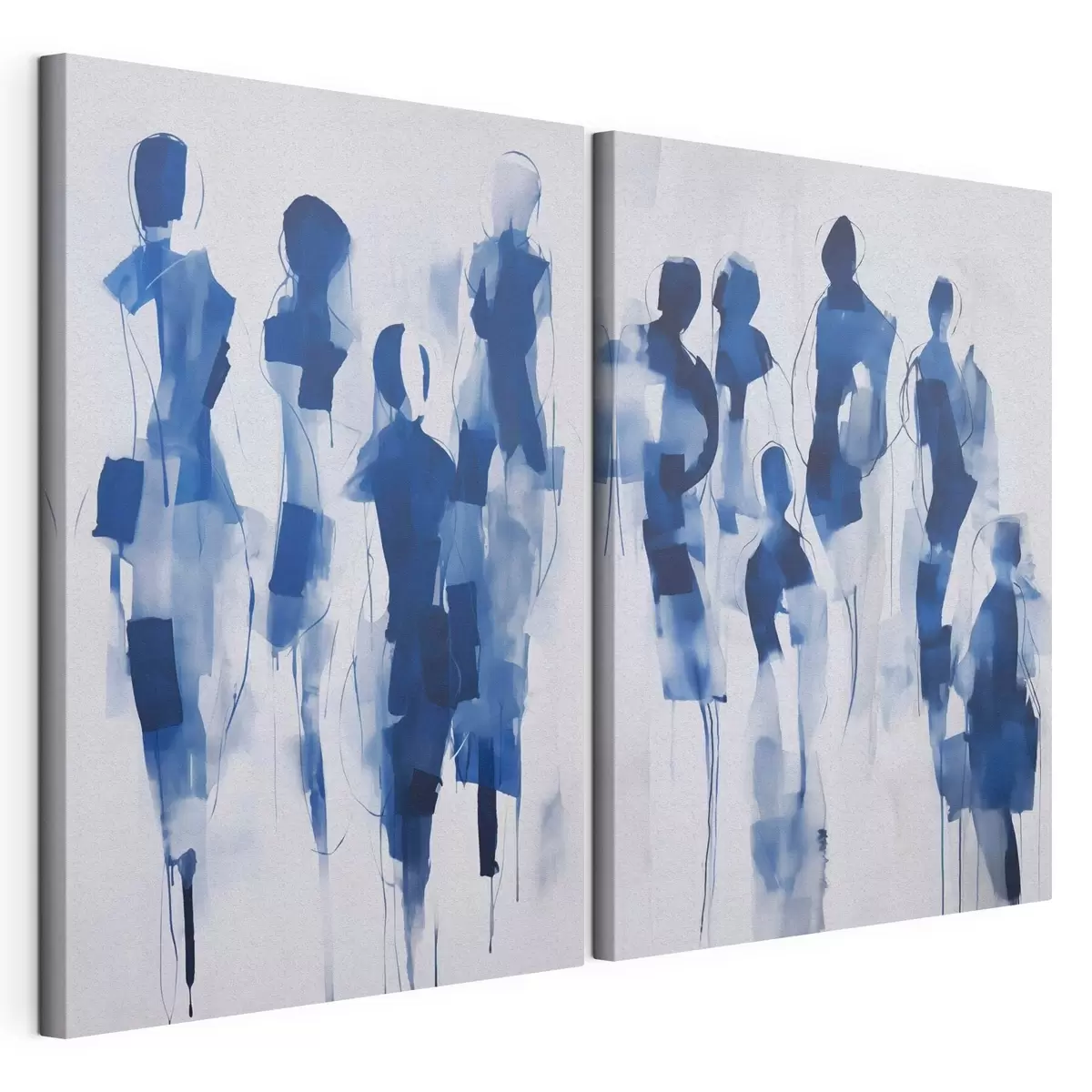 Quadro Silhouette astratte, imitazione della pittura nr. m31097
