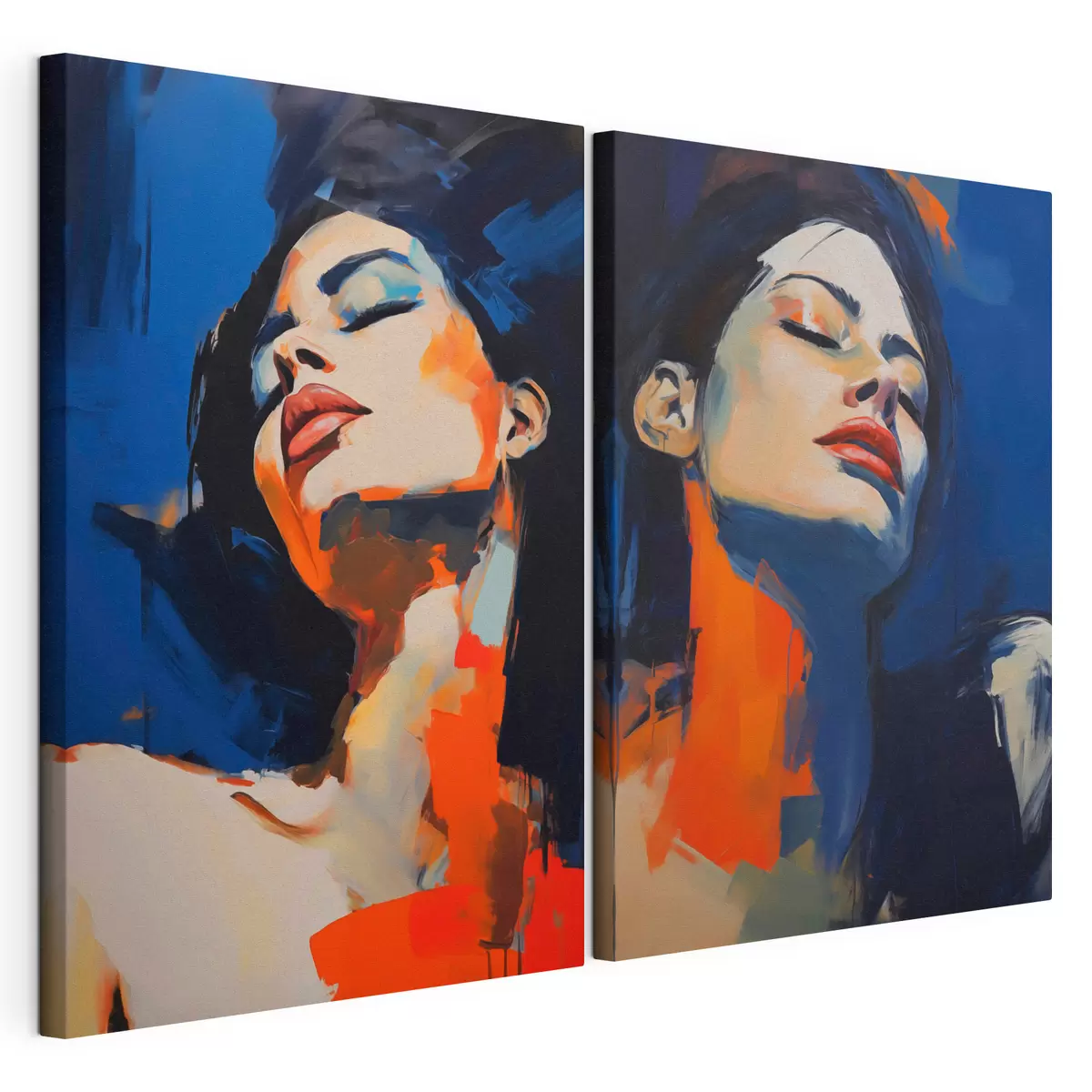 Quadro Ragazza addormentata, imitazione di un dipinto nr. m31101