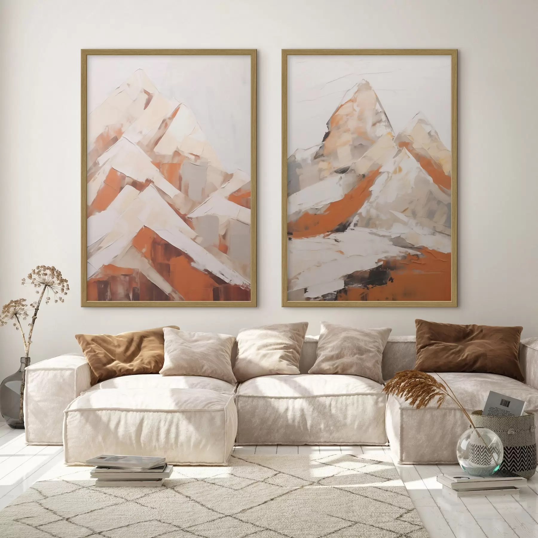 carta da parati Montagne, imitazione di un dipinto nr. d31094