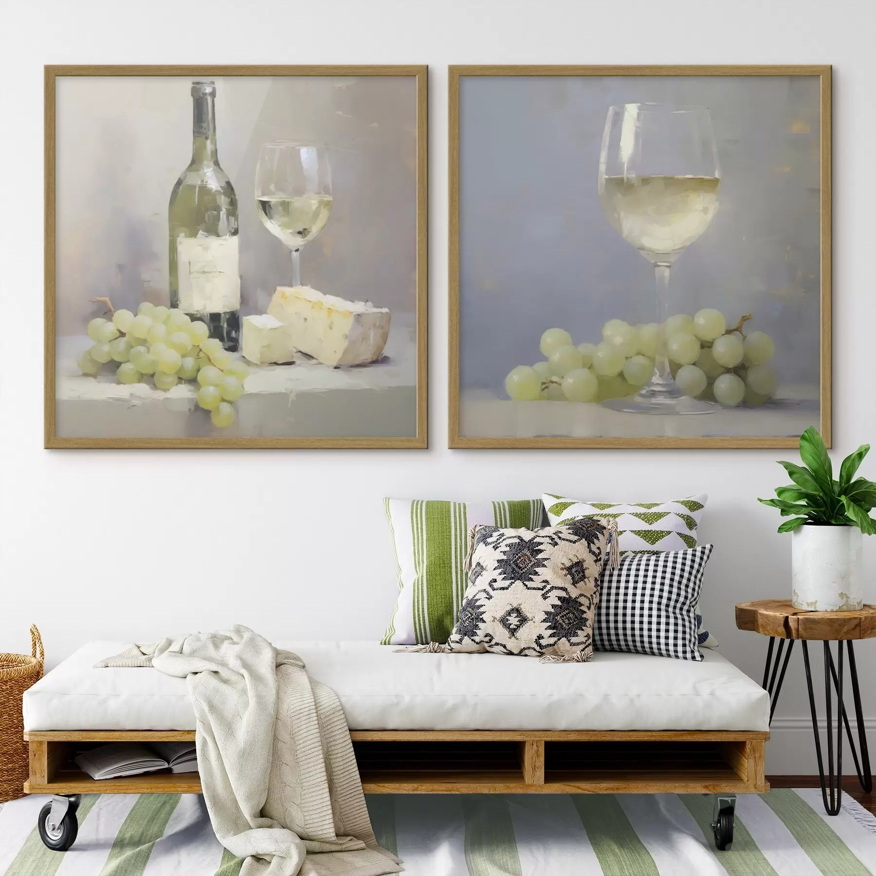 carta da parati Vino e uva, imitazione di un dipinto nr. d31099