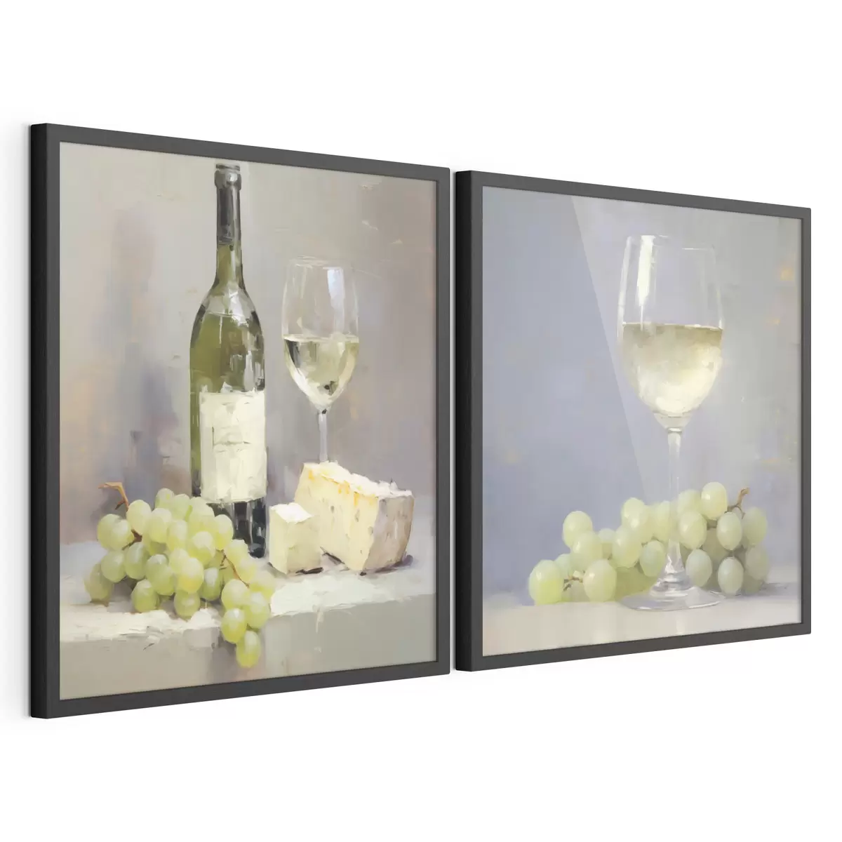 Poster Vino e uva, imitazione di un dipinto d31099