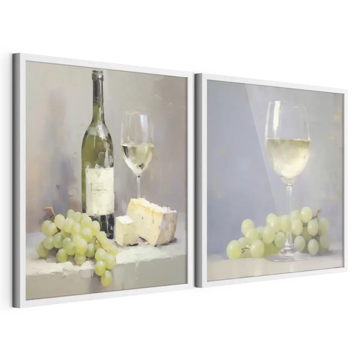 Poster Vino e uva, imitazione di un dipinto d31099