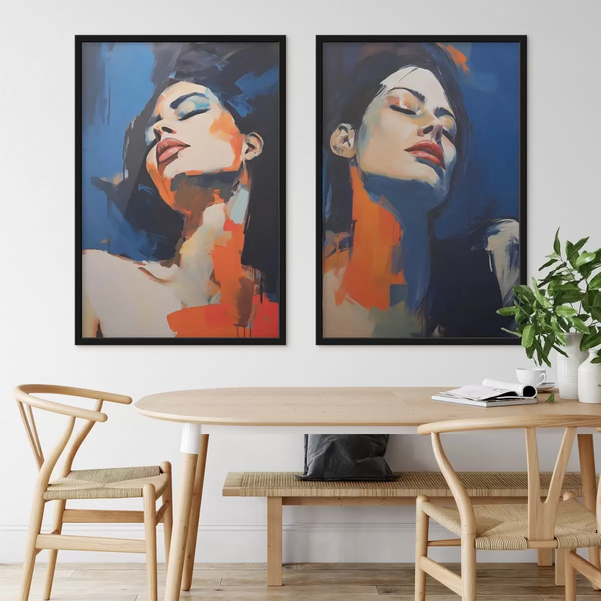 Poster Ragazza addormentata, imitazione di un dipinto d31101
