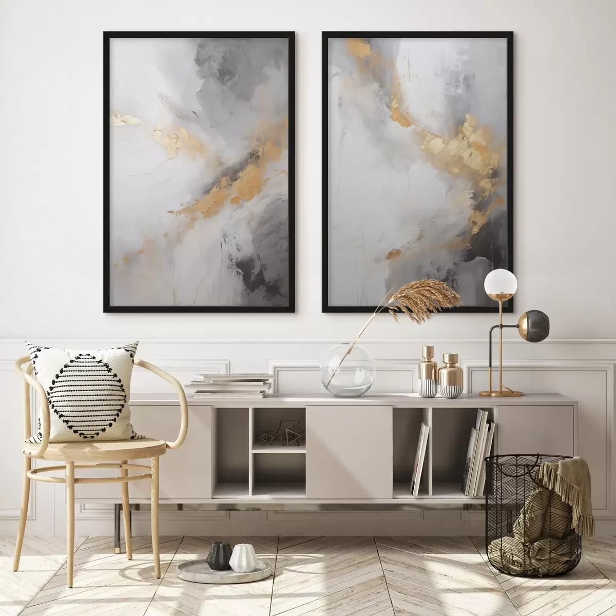Poster Astrazione moderna, imitazione della pittura d31102