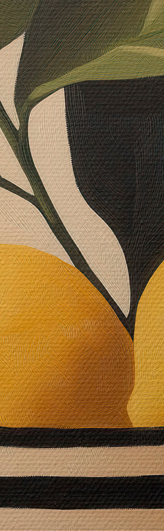 Quadro Limoni in una ciotola a strisce nr. s51046