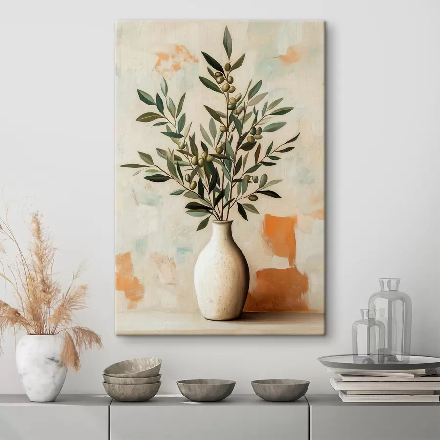 Quadro Rami d'ulivo in un vaso nr. s51047