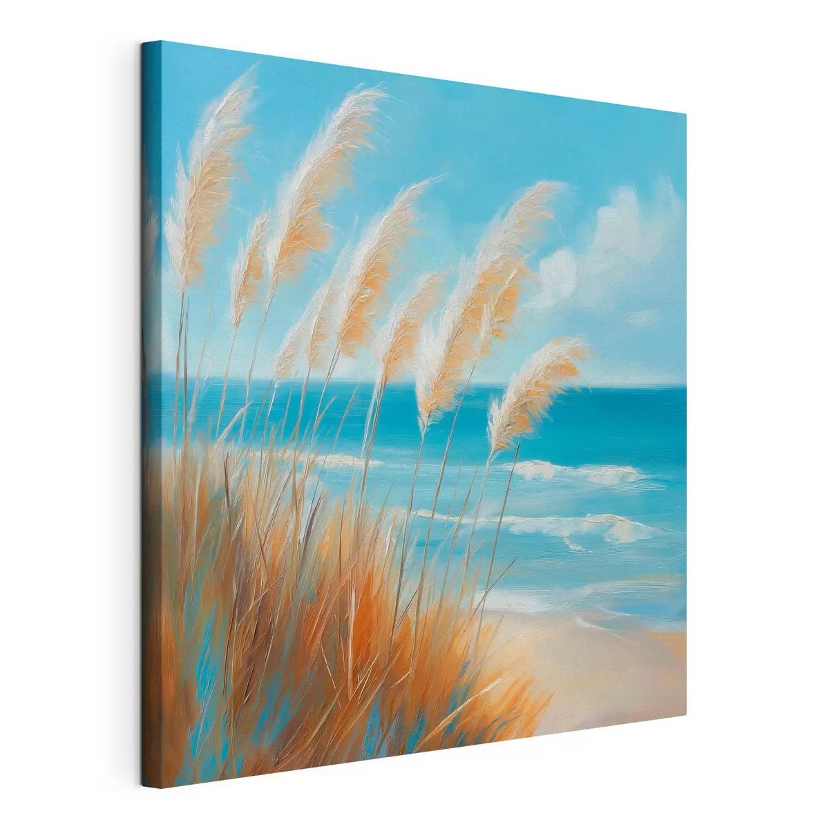 Quadro Spighe di grano in riva al mare nr. s51061